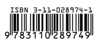 Barcode für ISBN 978-3-11-028974-9