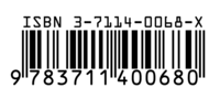 Barcode für ISBN 978-3-7114-0068-0